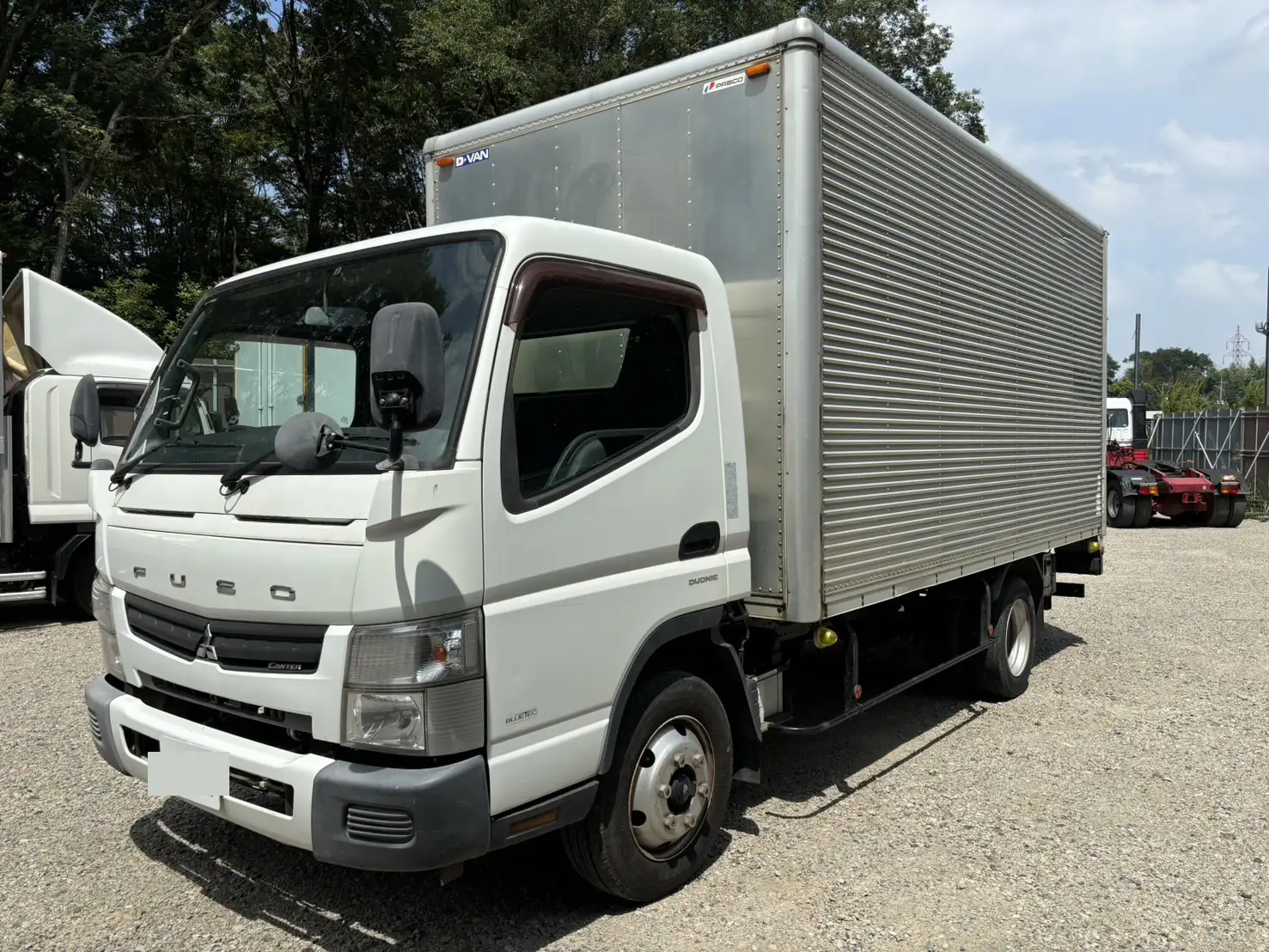 三菱 キャンター 小型 アルミバン パワーゲート SKG-FEB80 の中古トラック【車両No.179084】