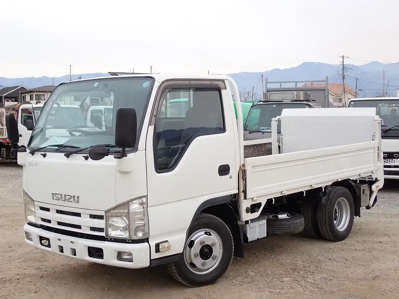 いすゞ エルフ 小型 平ボディ パワーゲート 床鉄板 の中古トラック【車両No.179163】
