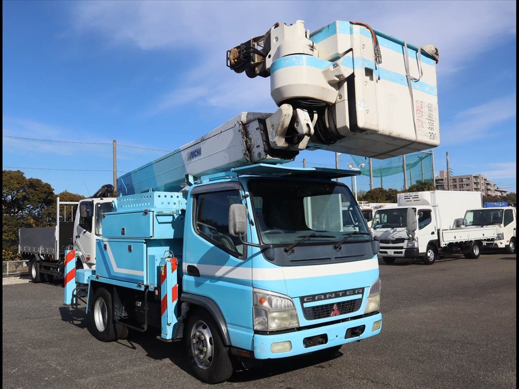 三菱 キャンター 小型 高所・建柱車 高所作業車 電工仕様の中古トラック画像2