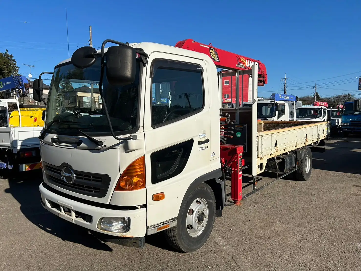 日野 レンジャー 中型/増トン クレーン付 4段 ラジコン の中古トラック【車両No.179383】