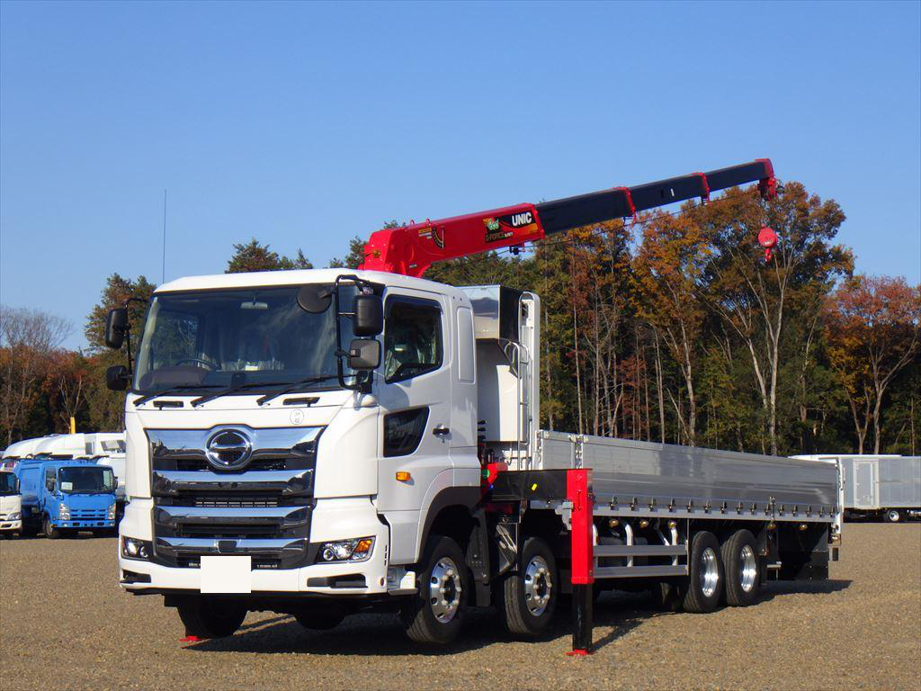 日野 プロフィア 大型 クレーン付き(ユニック) エアサス 4段｜画像1