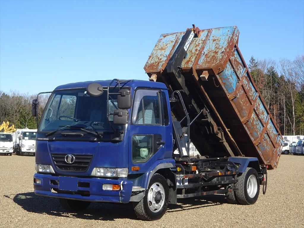 日産UD その他 大型 アームロール コンテナ付き ツインホイスト｜画像1