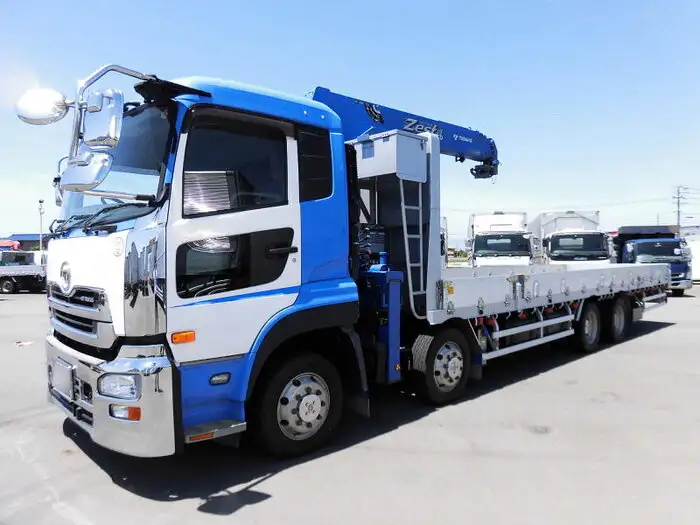 日産UD クオン 大型 クレーン付 エアサス 4段 の中古トラック【車両No.85498】