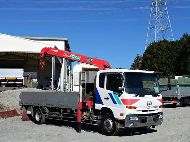 日産UD コンドル 中型/増トン クレーン付 アルミブロック エアサス の中古トラック【車両No.179845】