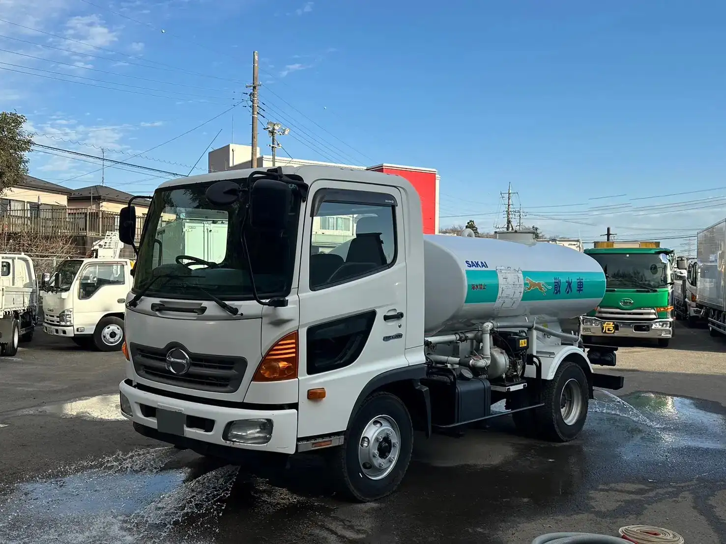 日野 レンジャー 中型/増トン タンク車 散水車 TKG-FC9JCAP の中古トラック【車両No.179781】