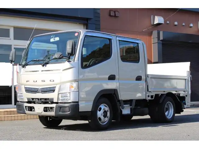 三菱 キャンター 小型 平ボディ Wキャブ パワーゲート の中古トラック【車両No.179726】