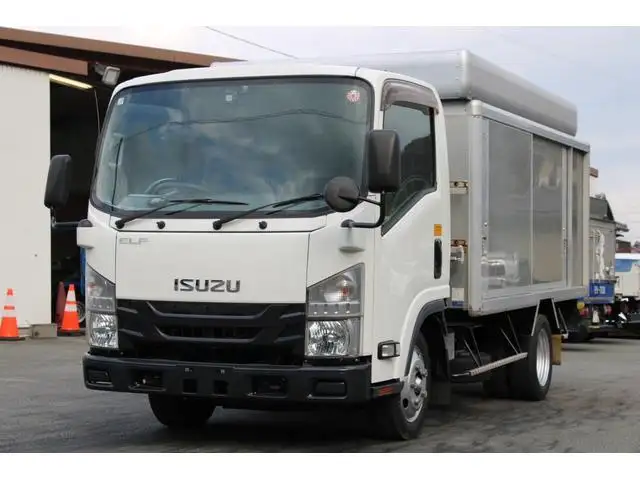 いすゞ エルフ 小型 アルミバン ボトルカー サイドドア の中古トラック【車両No.179705】