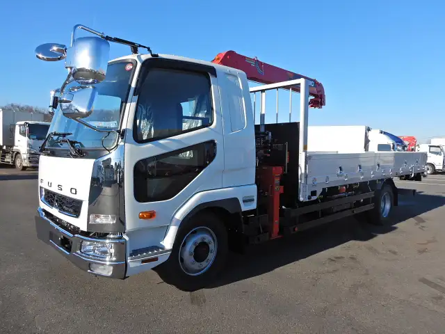 三菱 ファイター 中型/増トン クレーン付 アルミブロック 4段 の中古トラック【車両No.179588】