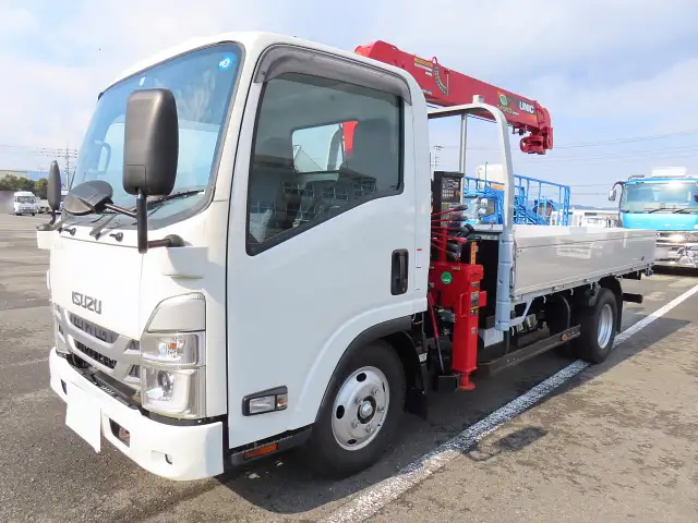 いすゞ エルフ 小型 クレーン付 アルミブロック 4段 の中古トラック【車両No.179582】