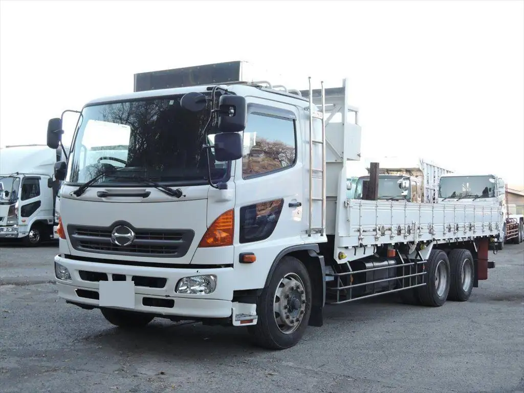 日野 レンジャー 中型/増トン 平ボディ 床鉄板 ベッド の中古トラック【車両No.179981】