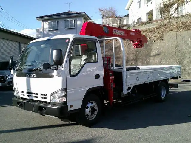 いすゞ エルフ 小型 クレーン付 6段 ラジコン の中古トラック【車両No.180017】
