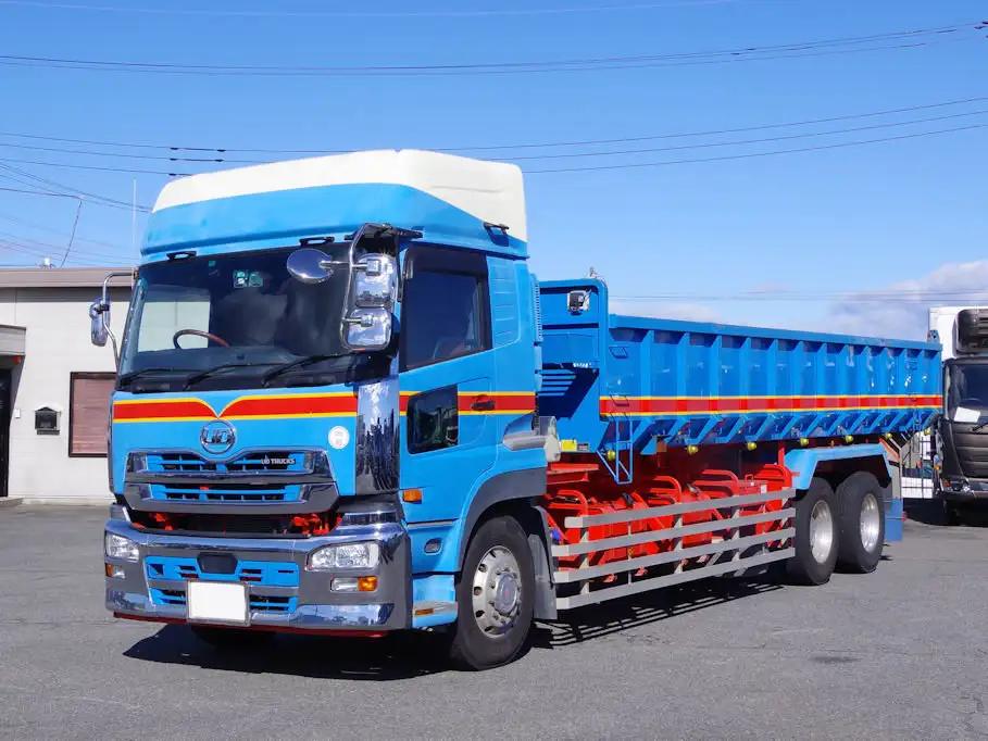 日産UD クオン 大型 ダンプ 土砂禁 ハイルーフ の中古トラック【車両No.180015】