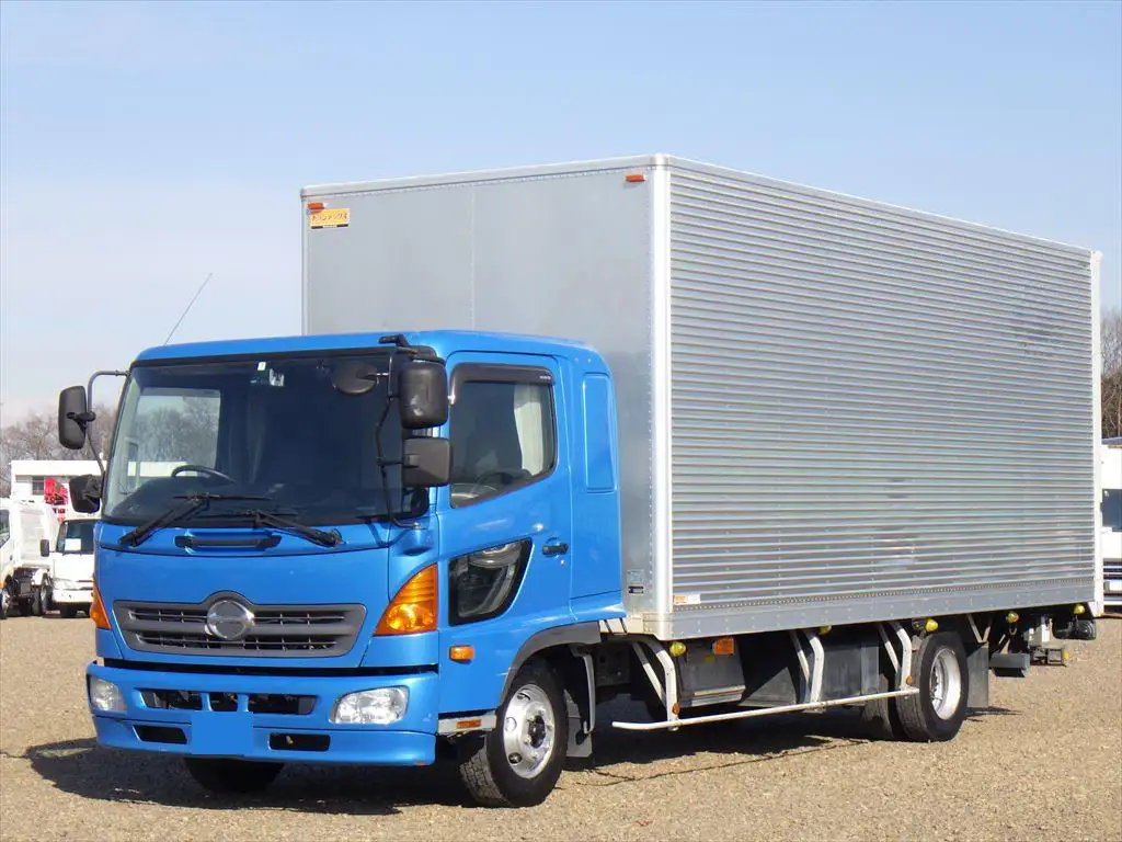 日野 レンジャー 中型/増トン アルミバン パワーゲート ベッド の中古トラック【車両No.180037】