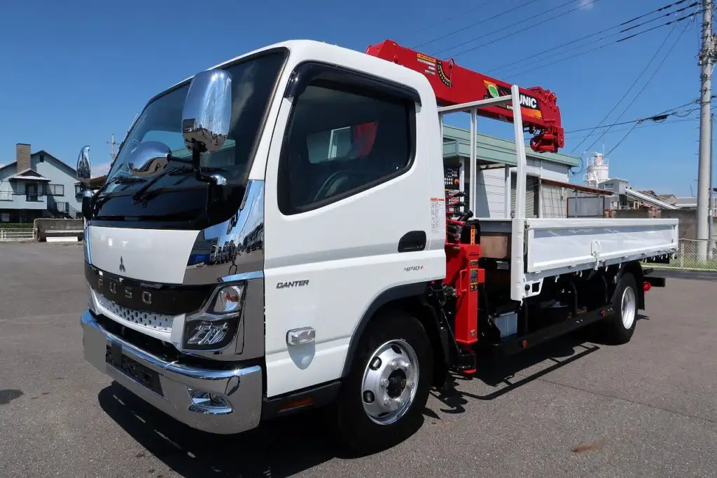三菱 キャンター 小型 クレーン付 6段 ラジコン の中古トラック【車両No.179798】