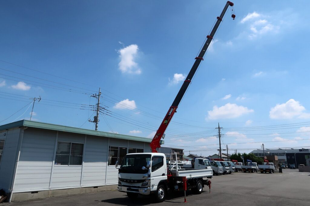 三菱 キャンター 小型 クレーン付き(ユニック) 6段 ラジコンの中古トラック画像6