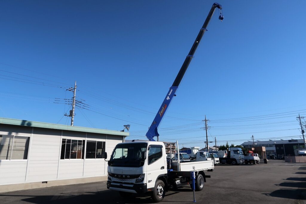 三菱 キャンター 小型 クレーン付き(ユニック) 4段 ラジコンの中古トラック画像6