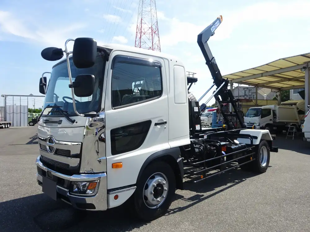 日野 レンジャー 中型/増トン アームロール ツインホイスト ベッド の中古トラック【車両No.180067】