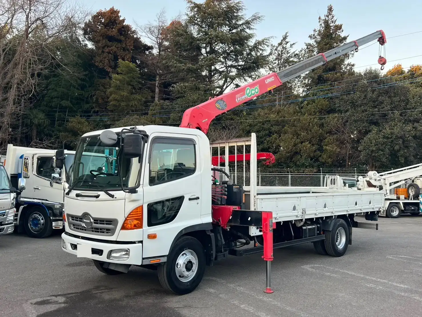 日野 レンジャー 中型/増トン クレーン付 4段 ラジコン の中古トラック【車両No.180332】