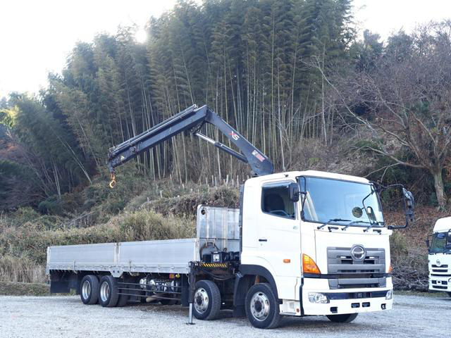 日野 プロフィア 大型 クレーン付き(ユニック) ヒアブ 床鉄板｜画像1