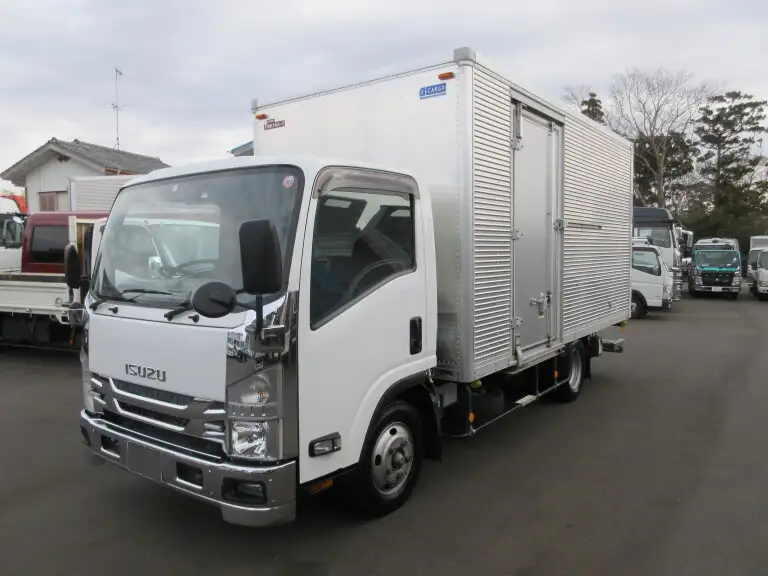 いすゞ エルフ 小型 アルミバン パワーゲート サイドドア の中古トラック【車両No.180447】