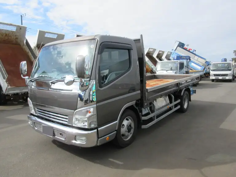 三菱 キャンター 小型 平ボディ 床鉄板 PDG-FE83DY の中古トラック【車両No.180463】