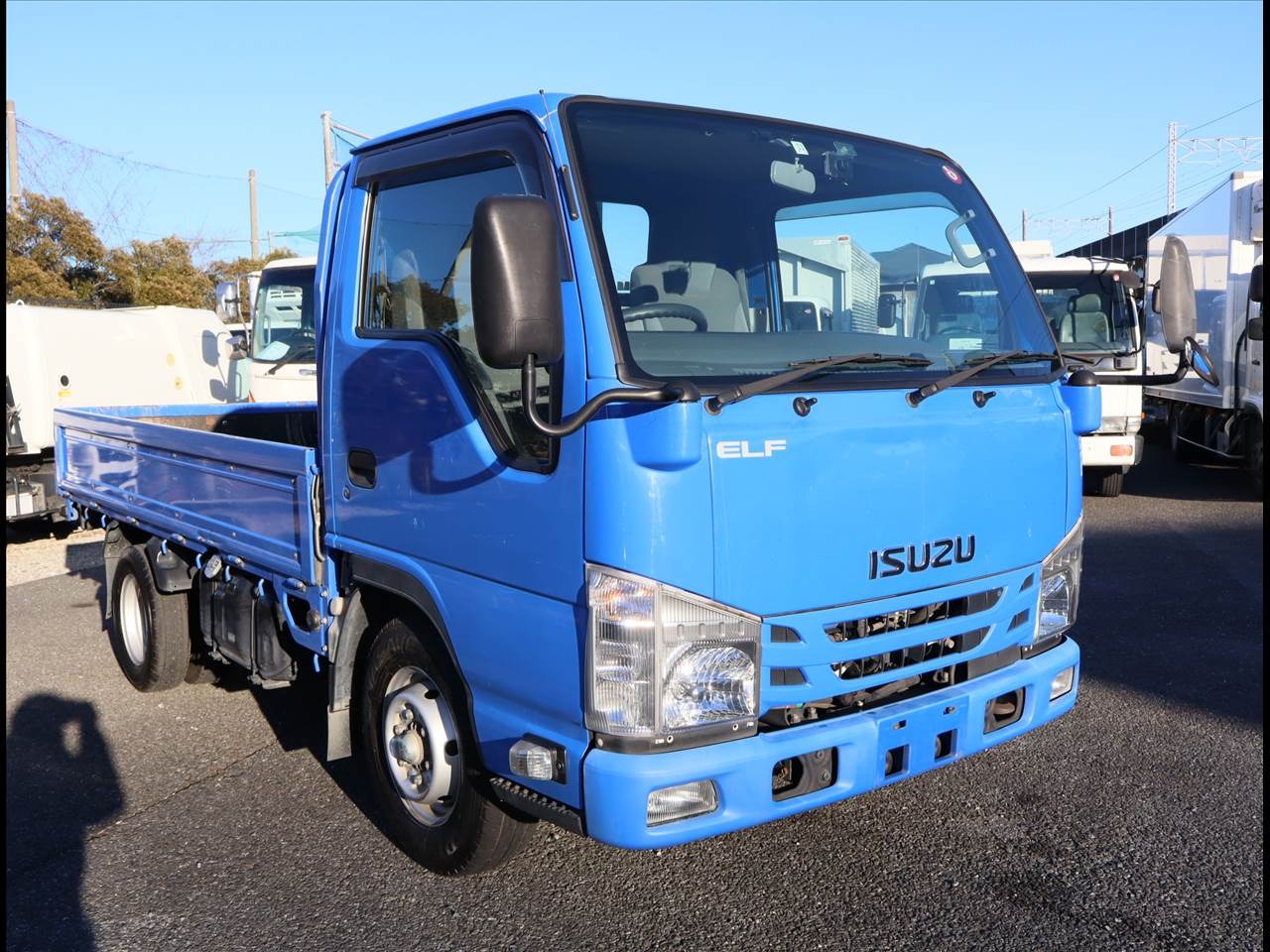 いすゞ エルフ 小型 平ボディ TRG-NJR85A H28の中古トラック画像2