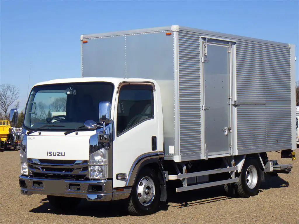 いすゞ エルフ 小型 アルミバン パワーゲート サイドドア の中古トラック【車両No.180633】