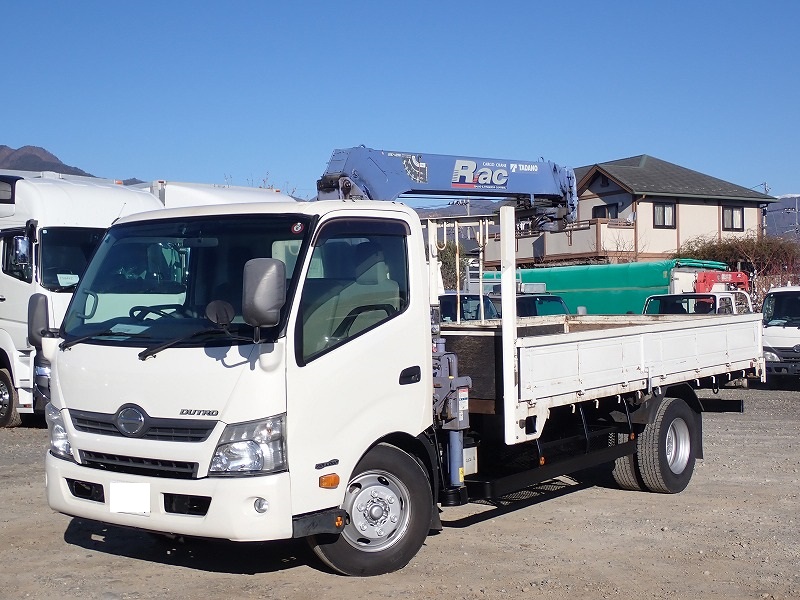 日野 デュトロ 小型 クレーン付き(ユニック) 床鉄板 3段｜画像1