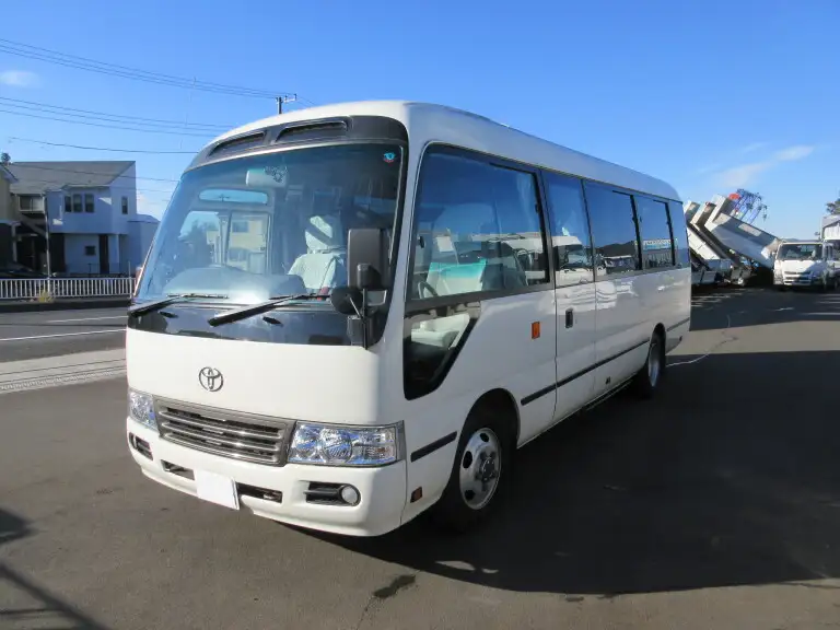 トヨタ コースター 小型 バス マイクロバス SKG-XZB50 の中古トラック【車両No.180587】