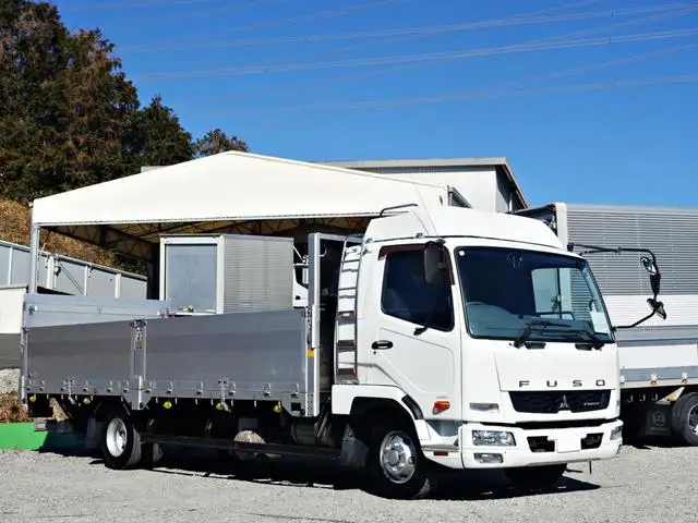 三菱 ファイター 中型/増トン 平ボディ パワーゲート アルミブロック の中古トラック【車両No.180764】