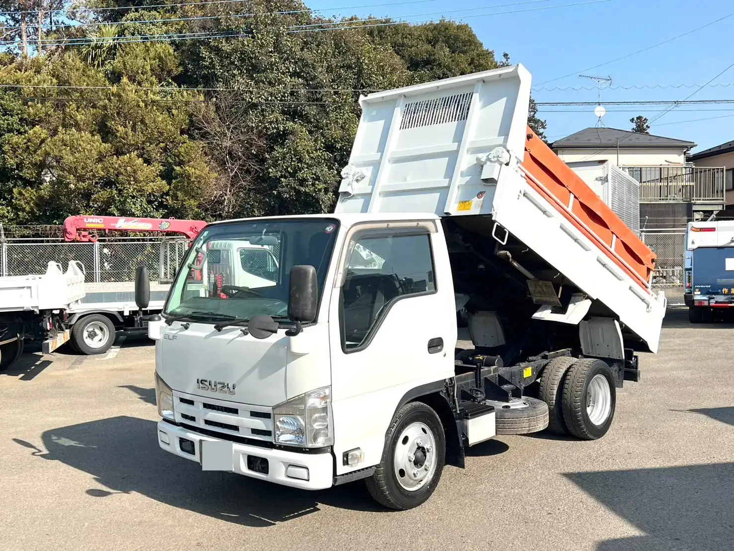 いすゞ エルフ 小型 ダンプ 強化 コボレーン の中古トラック【車両No.180816】