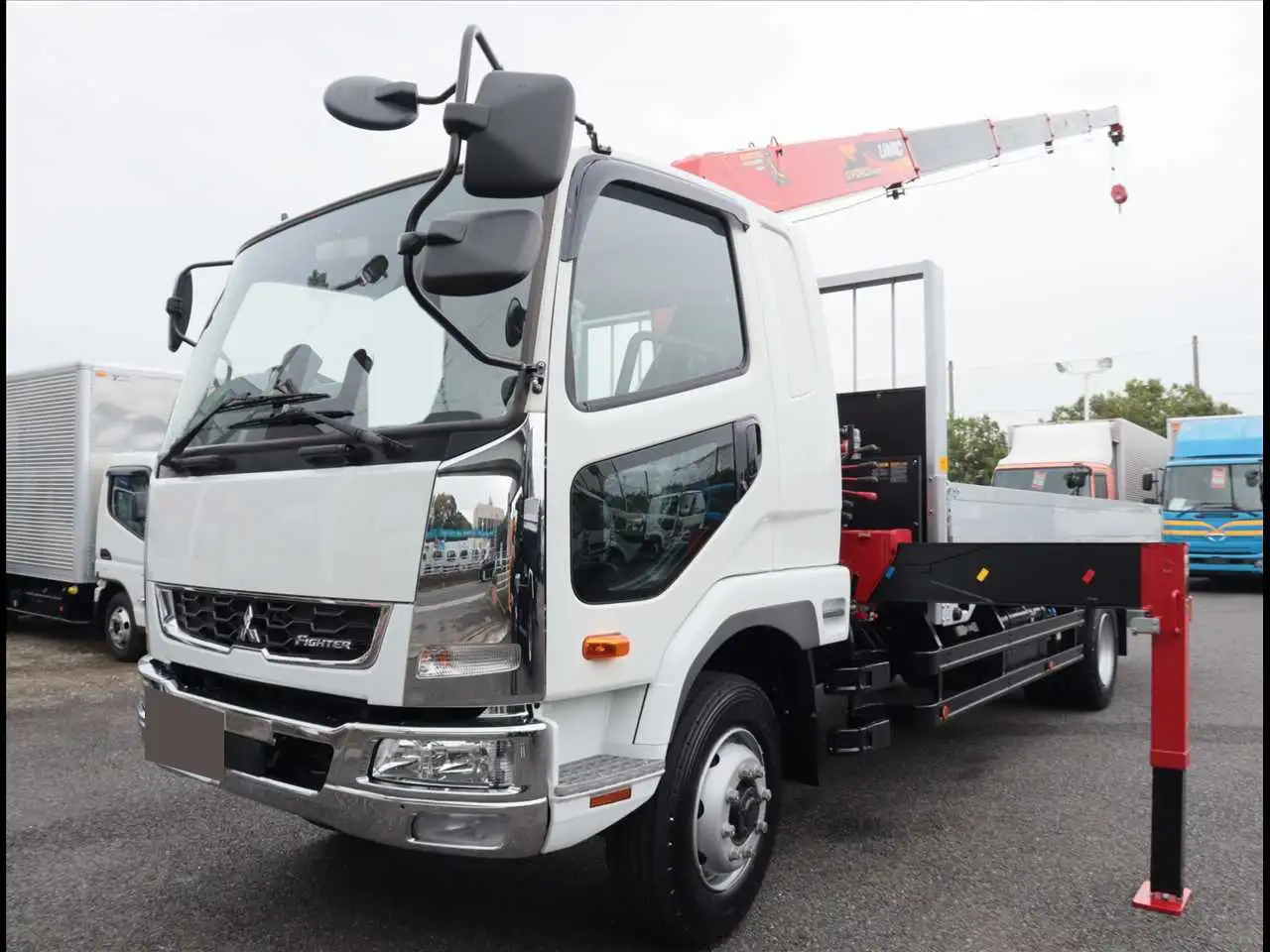 三菱 ファイター 中型/増トン クレーン付 アルミブロック 5段 の中古トラック【車両No.180993】
