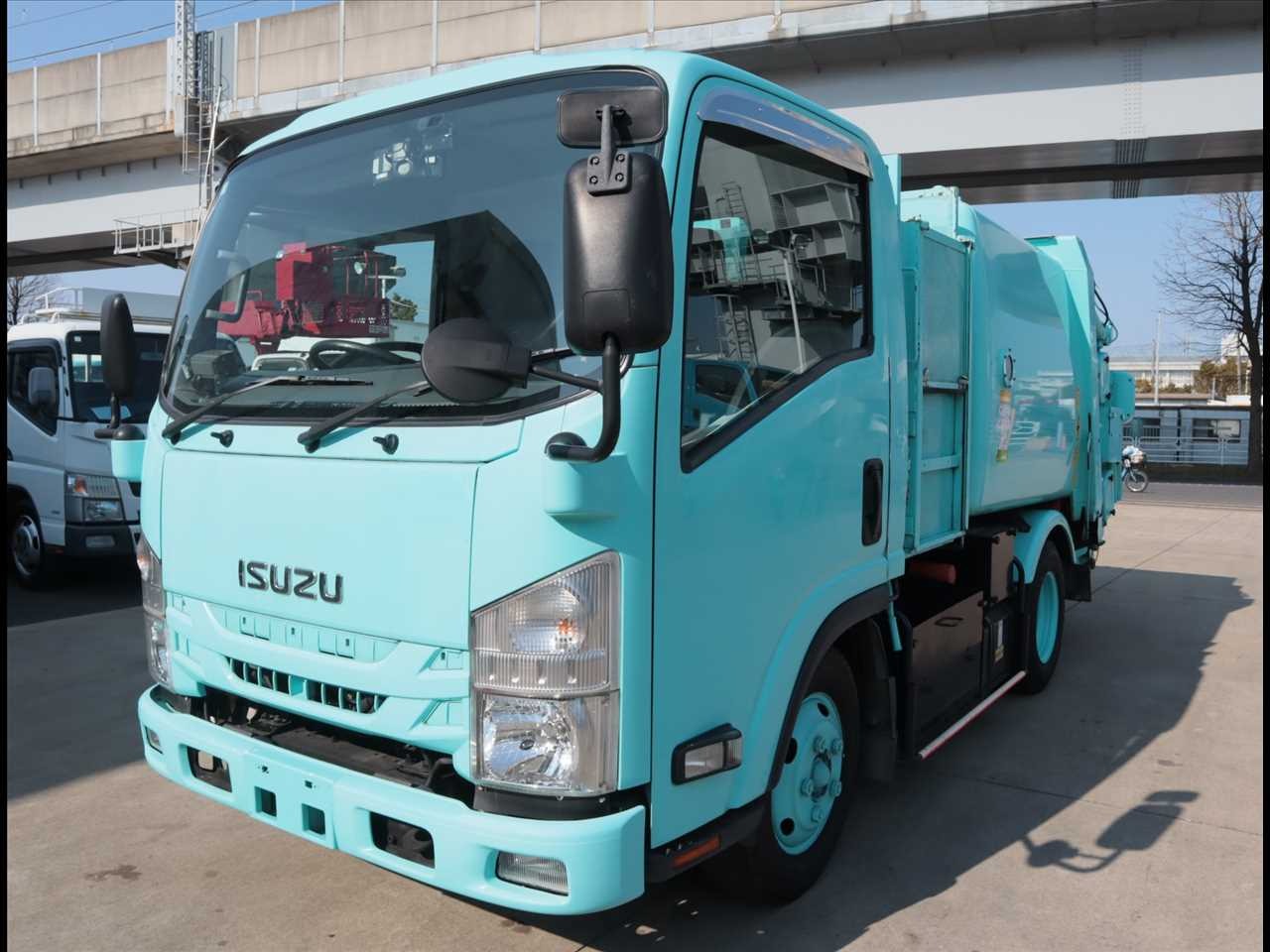 いすゞ エルフ 小型 パッカー車(塵芥車) 巻き込み式 回転ダンプ式｜画像1