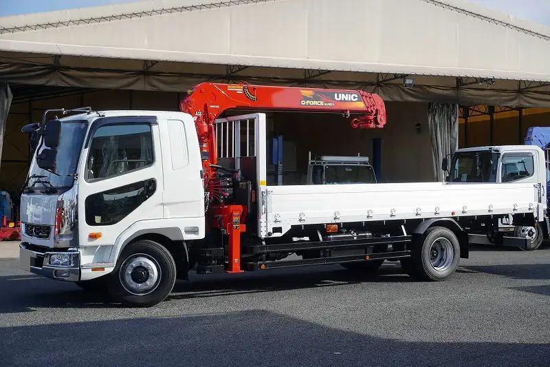 三菱 ファイター 中型/増トン クレーン付 アルミブロック 4段 の中古トラック【車両No.181064】