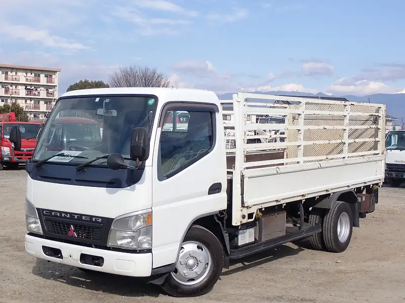 三菱 キャンター 小型 平ボディ パワーゲート 床鉄板 の中古トラック【車両No.181108】