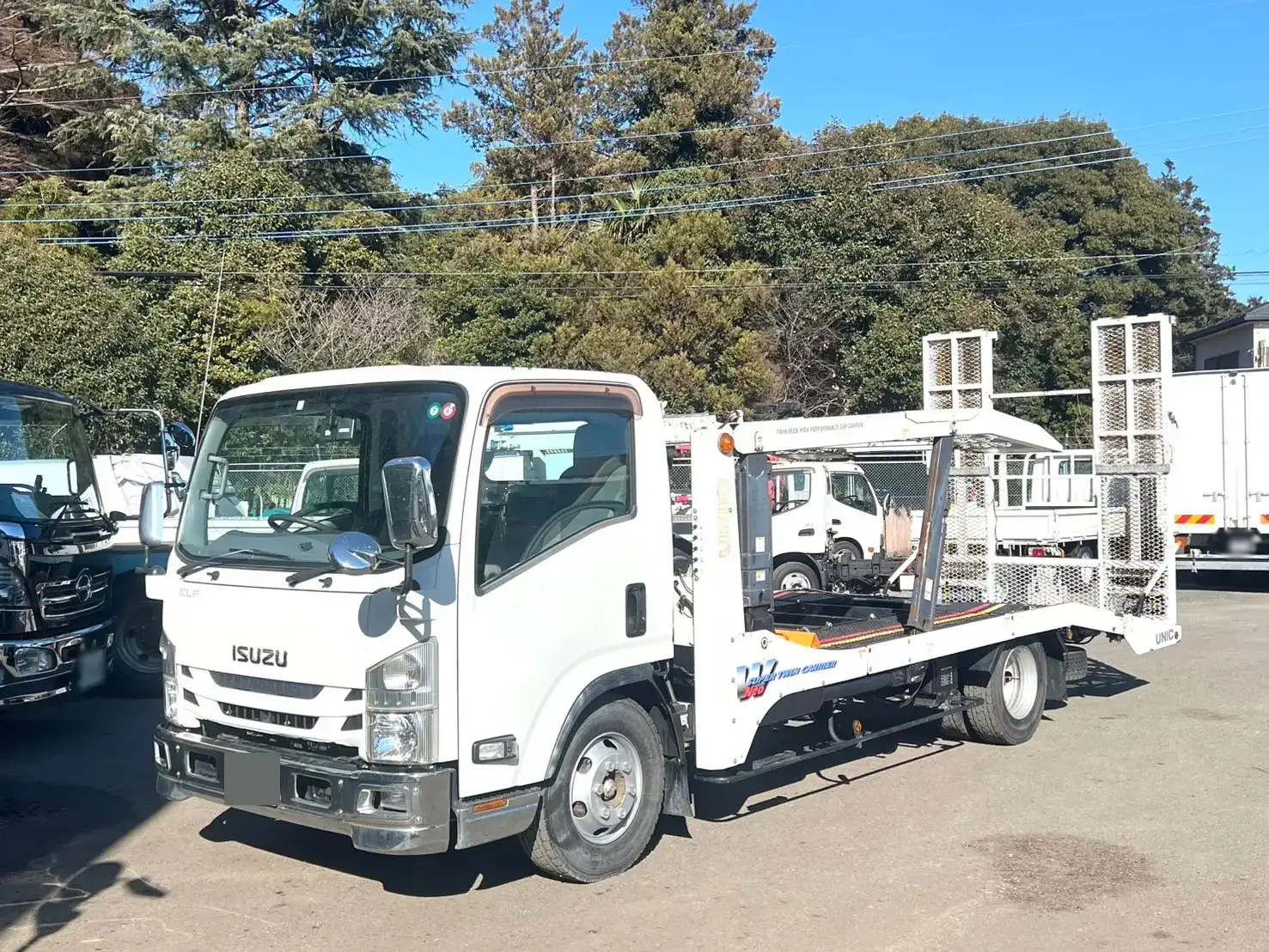 いすゞ エルフ 小型 車両重機運搬 ラジコン ウインチ の中古トラック【車両No.181211】