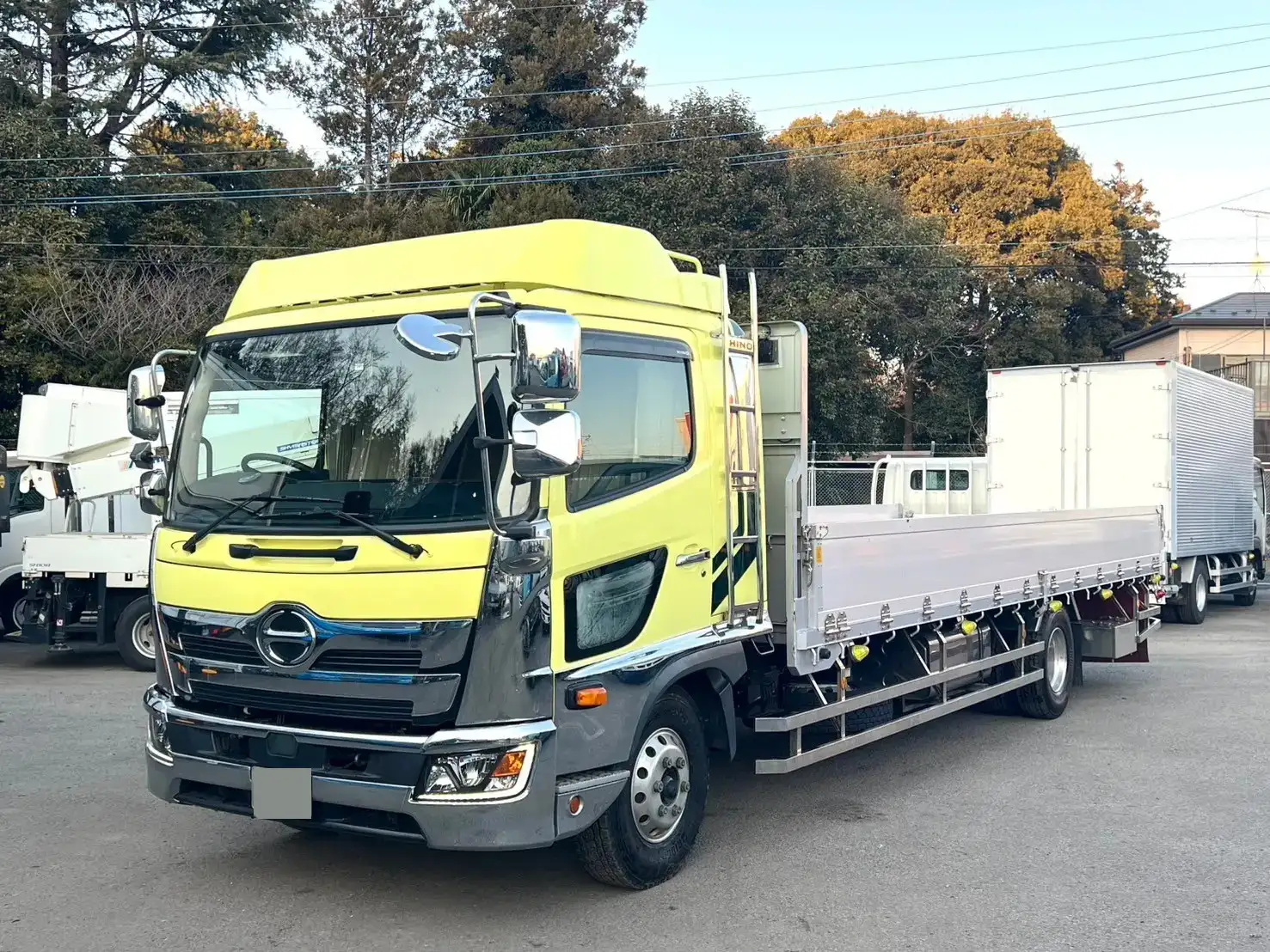 日野 レンジャー 中型/増トン 平ボディ アルミブロック エアサス の中古トラック【車両No.181291】