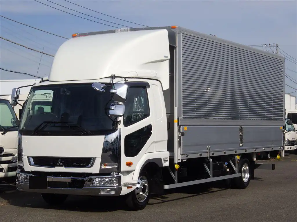 三菱 ファイター 中型/増トン ウイング エアサス ベッド の中古トラック【車両No.181590】