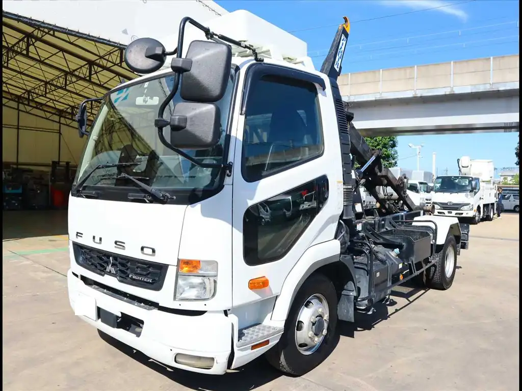 三菱 ファイター 中型/増トン アームロール ツインホイスト 2KG-FK72F の中古トラック【車両No.181824】