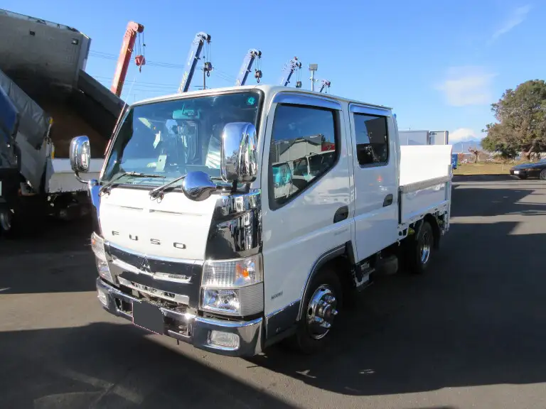 三菱 キャンター 小型 平ボディ Wキャブ パワーゲート の中古トラック【車両No.181921】