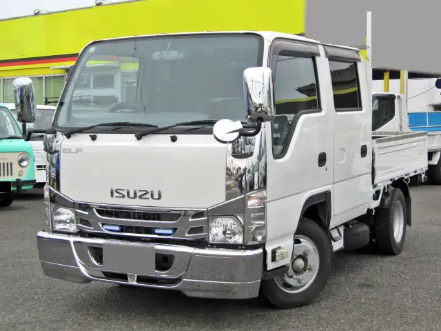 いすゞ エルフ 小型 平ボディ Wキャブ TRG-NJR85A の中古トラック【車両No.182040】