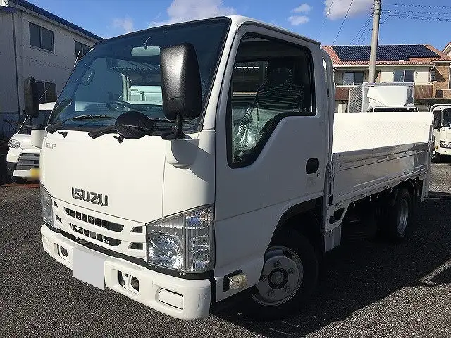 いすゞ エルフ 小型 平ボディ パワーゲート 床鉄板 の中古トラック【車両No.181980】