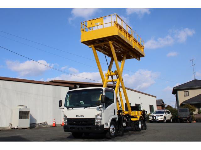 いすゞ エルフ 小型 高所・建柱車 高所作業車 の中古トラック画像3