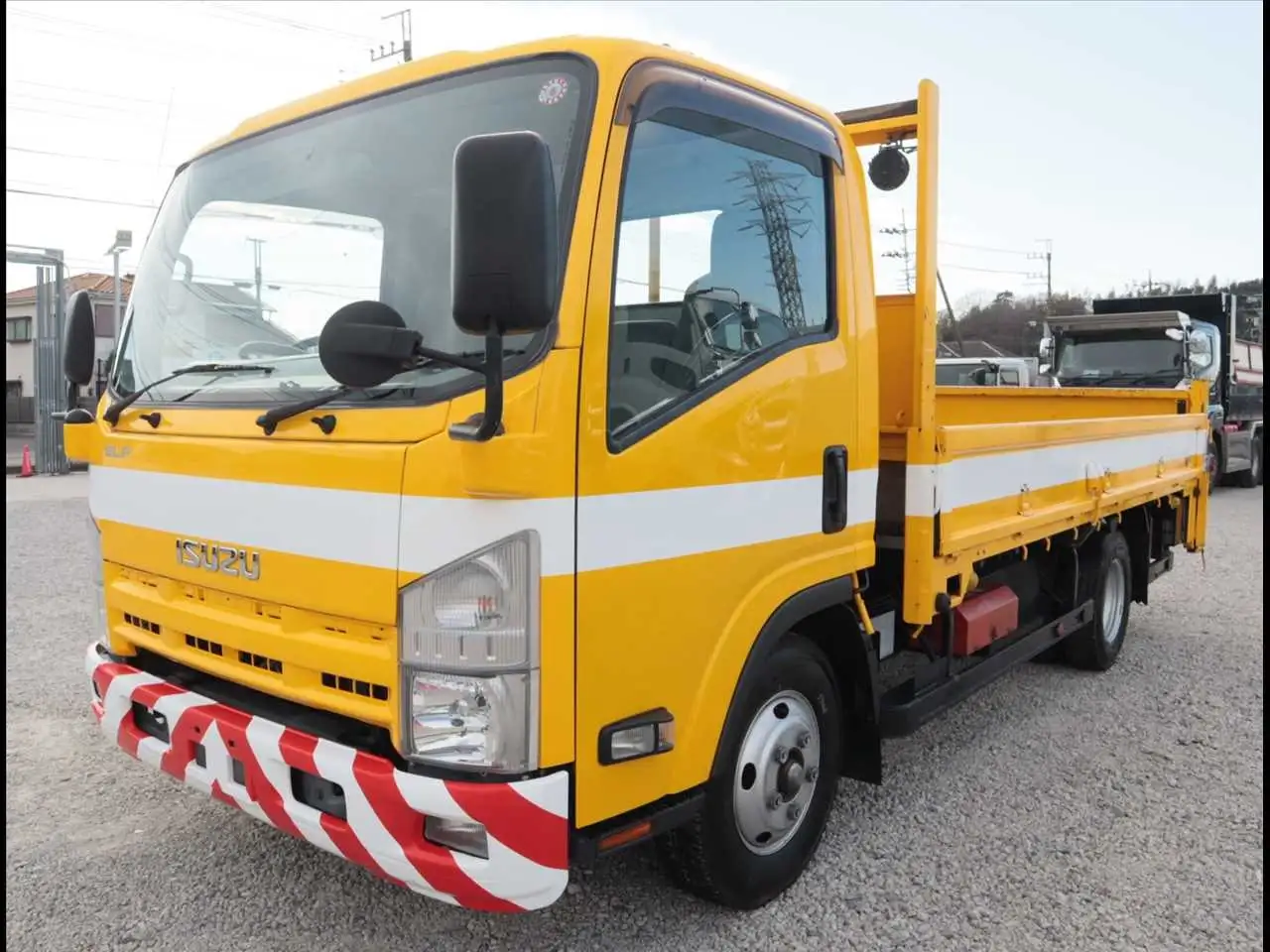 いすゞ エルフ 小型 平ボディ パワーゲート TKG-NPR85AR の中古トラック【車両No.182308】