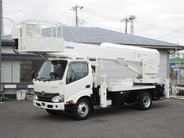 日野 デュトロ 小型 高所・建柱車 高所作業車 TKG-XZU652F｜画像1