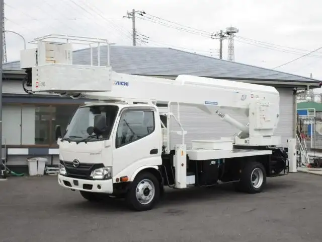 日野 デュトロ 小型 高所・建柱車 高所作業車 TKG-XZU652F の中古トラック【車両No.182140】