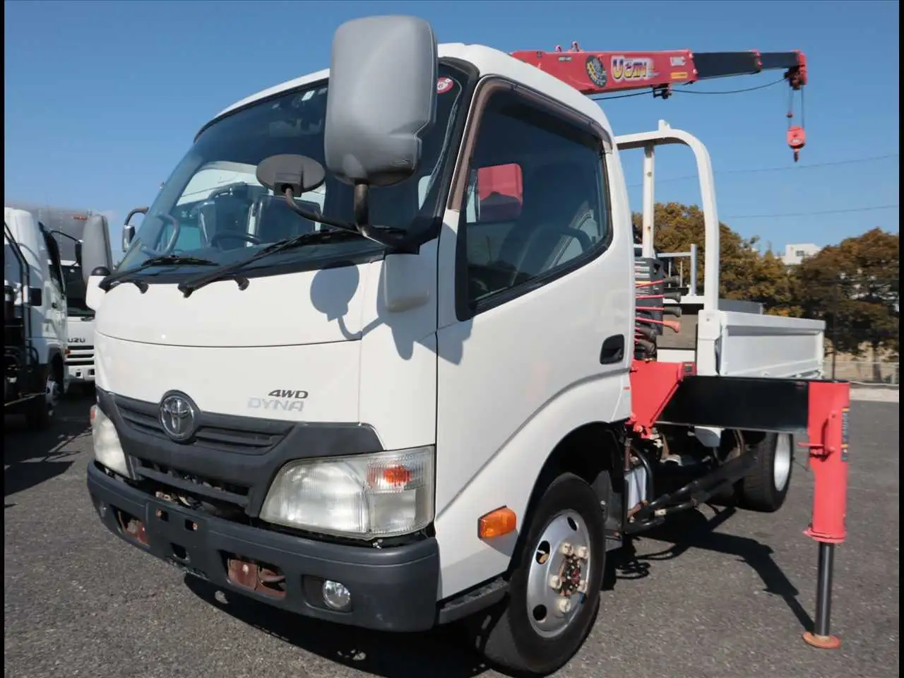 トヨタ ダイナ 小型 クレーン付 床鉄板 3段 の中古トラック【車両No.182387】