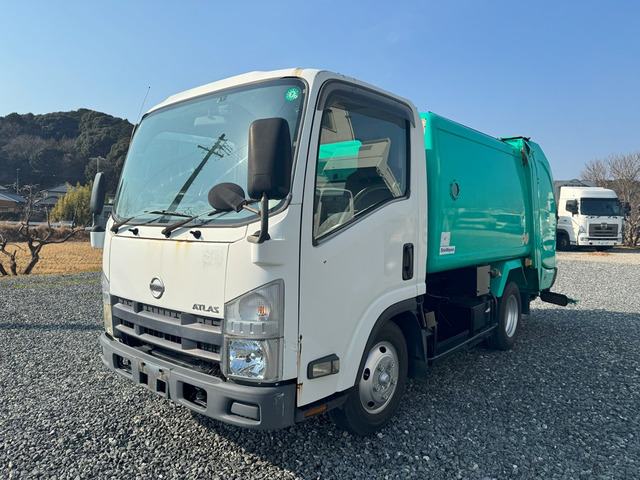 日産 アトラス 小型 パッカー車 巻き込み式 回転ダンプ式｜画像1