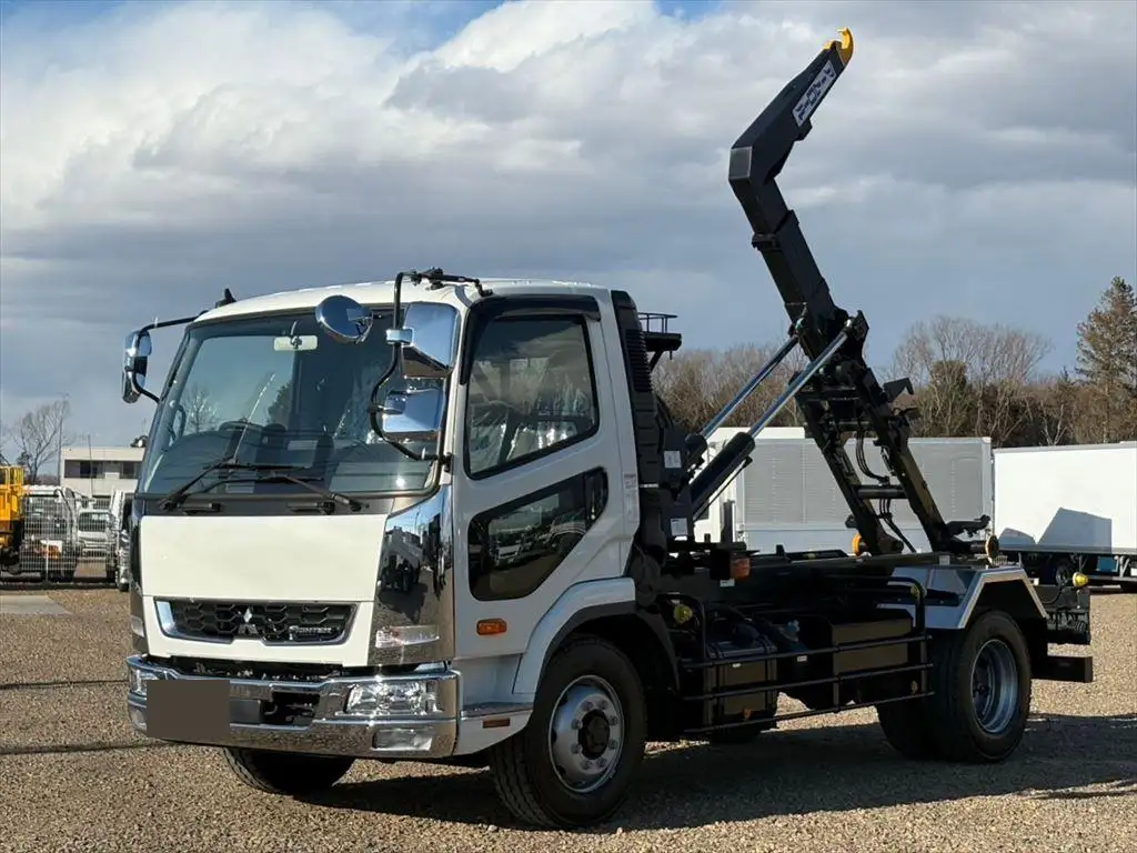 三菱 ファイター 中型/増トン アームロール ツインホイスト 2KG-FK72FZ の中古トラック【車両No.182624】