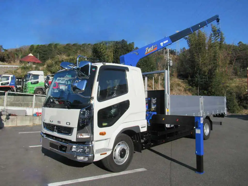 三菱 ファイター 中型/増トン クレーン付 アルミブロック 4段 の中古トラック【車両No.182783】